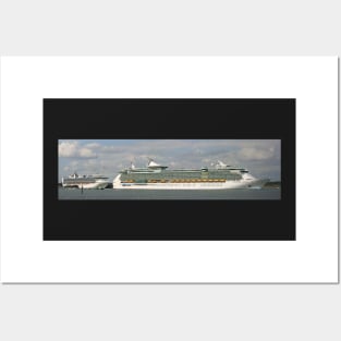 Cruise Ship Pano Posters and Art